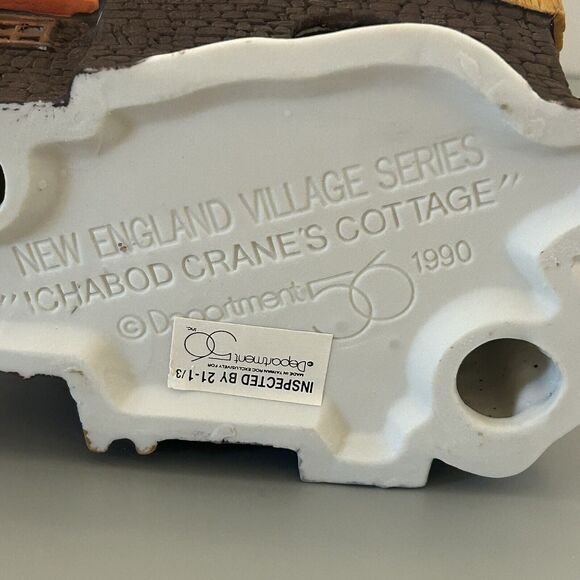 Dept 56 Sleepy Hollow Ichabod Crane's Cottage New England Village 5954-4 Vintage - Picture 10 of 12
